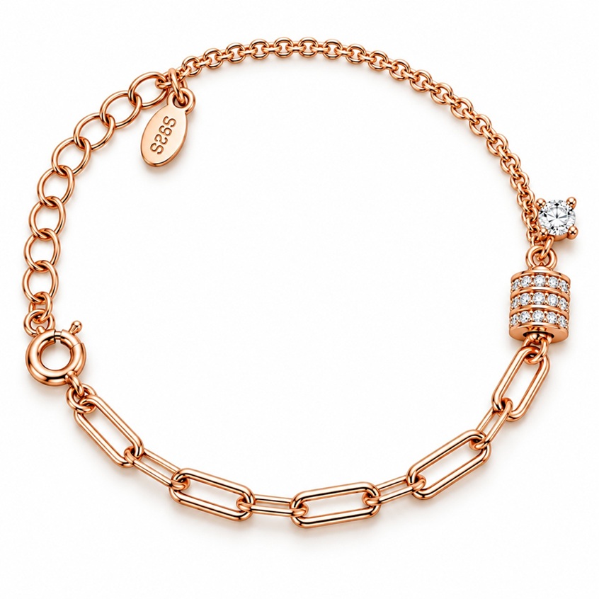Rose Gold Charm Bracelet