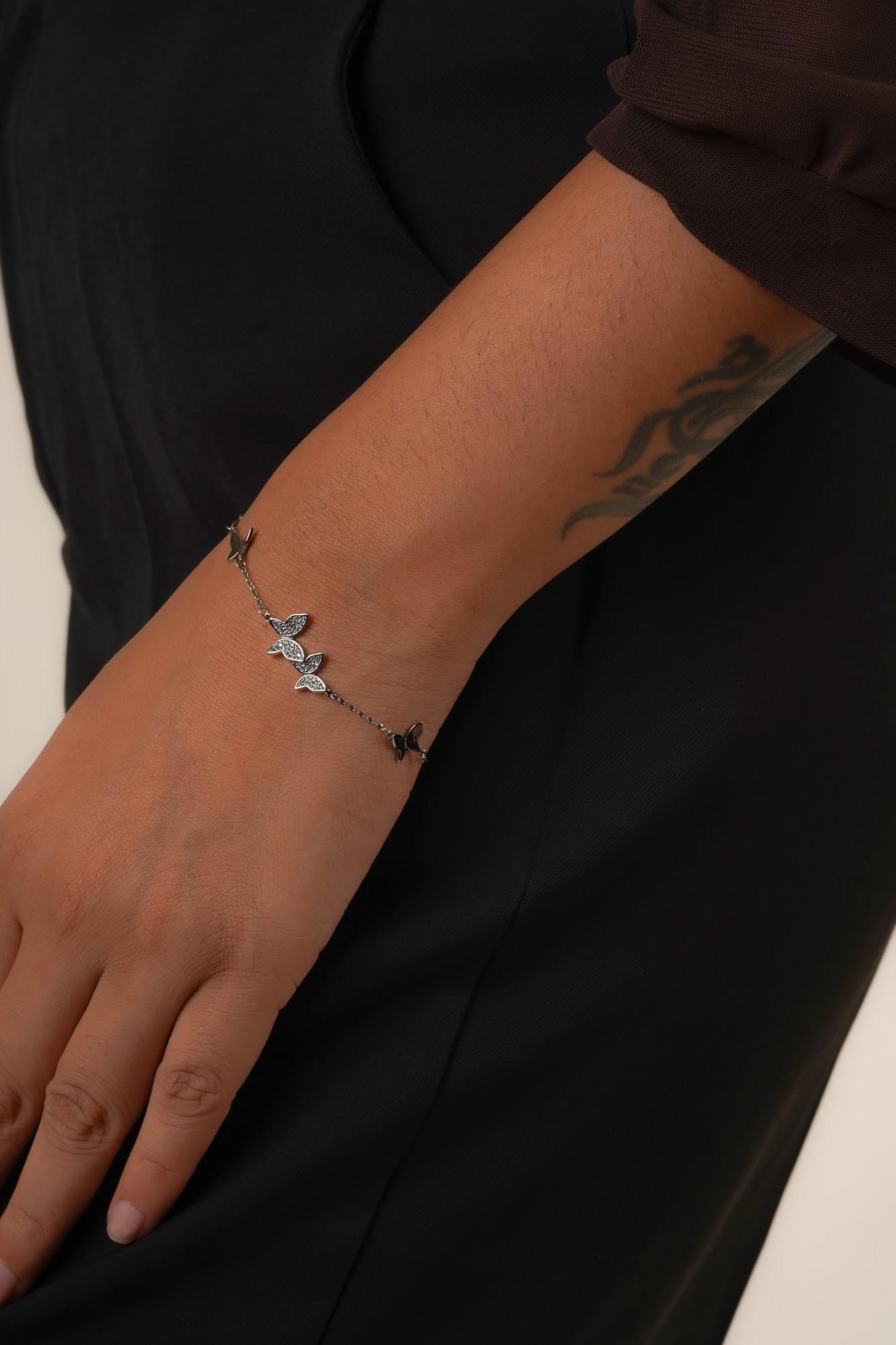 Butterfly Charm Bracelet - Thumbnail 2