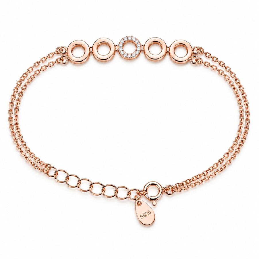 Rose Gold Circle Necklace