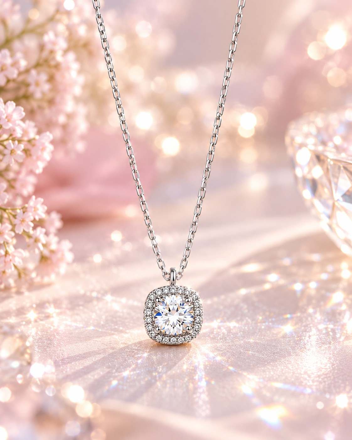 Celestia Halo Necklace - Thumbnail 3