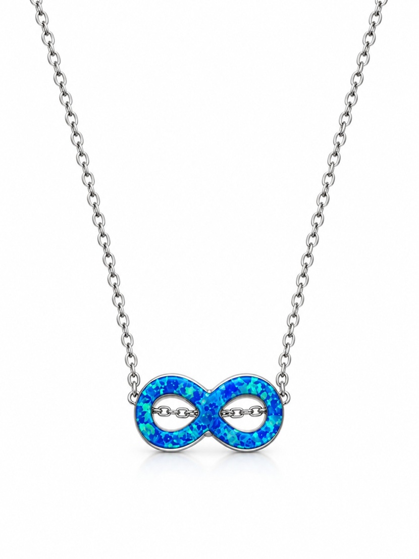 Aurelia Infinity Blue Necklace