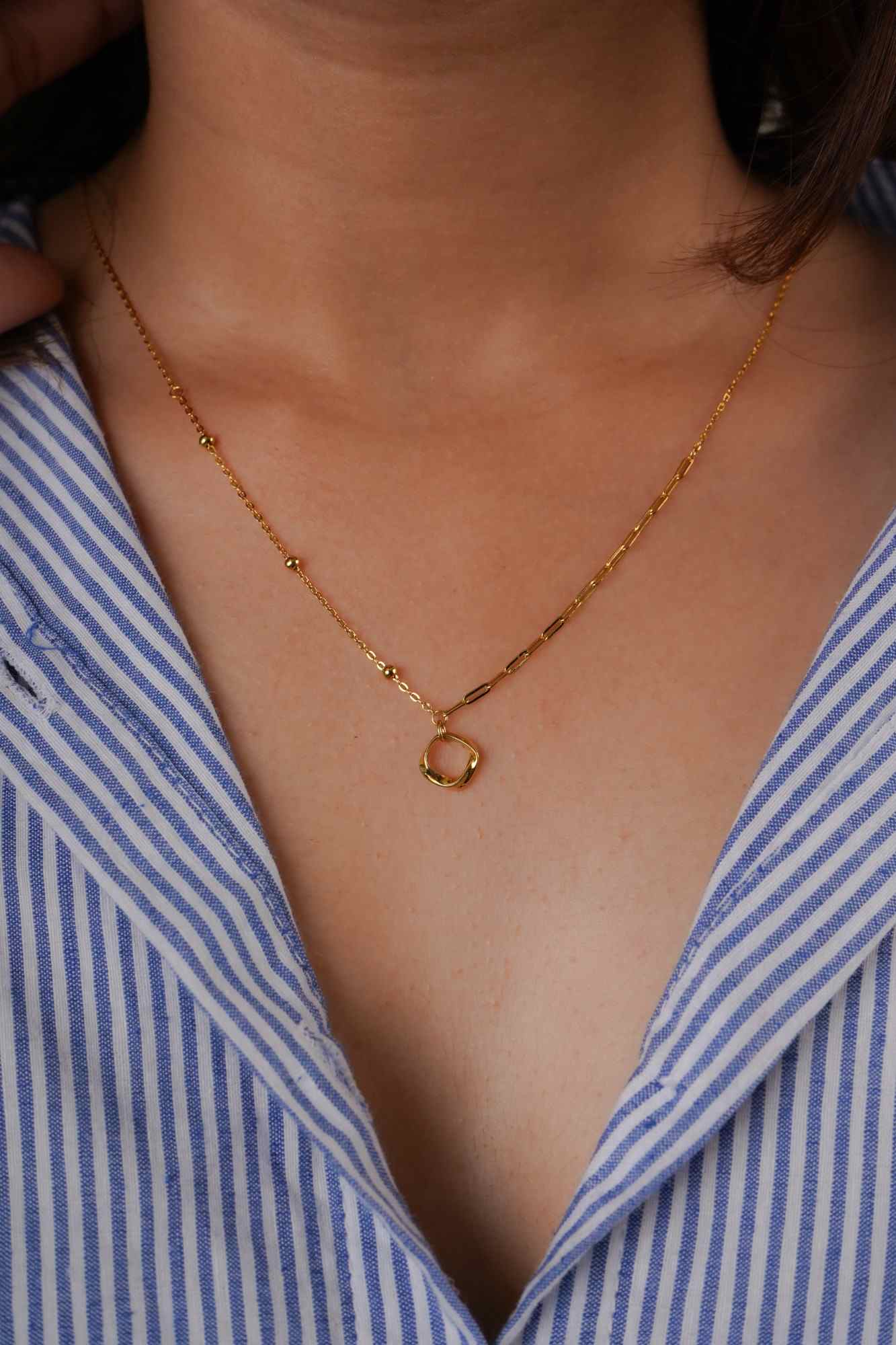 Aurelia Link Necklace - Thumbnail 2