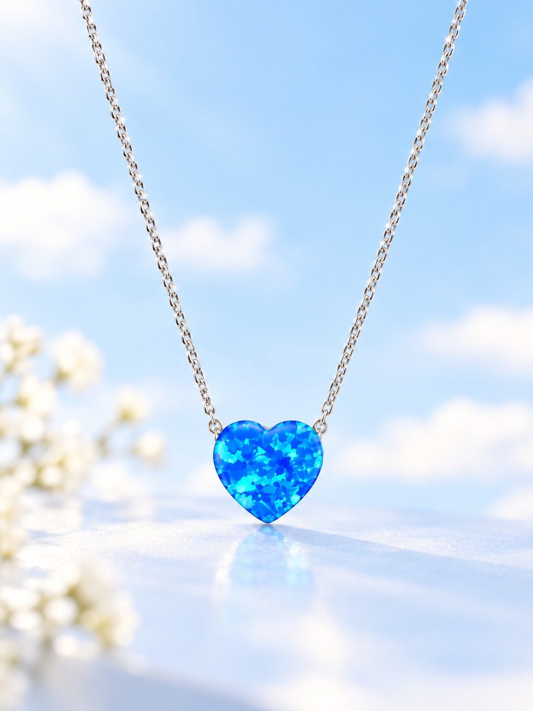 Azure Heart Necklace - Thumbnail 3