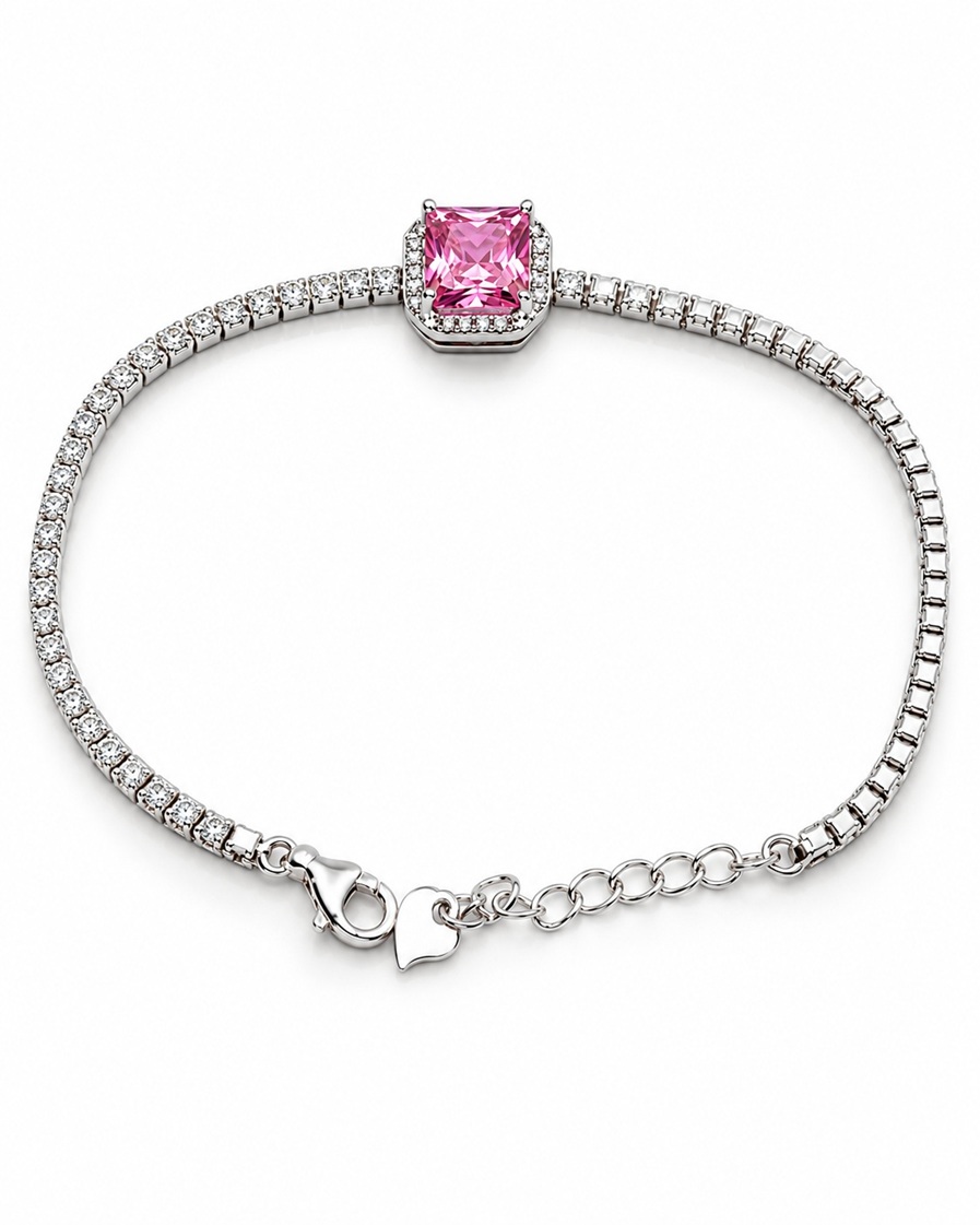 Rosalie Pink Halo Bracelet
