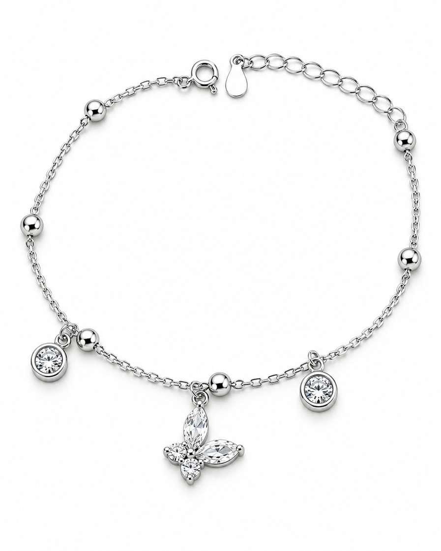 Liora Butterfly Charm Bracelet