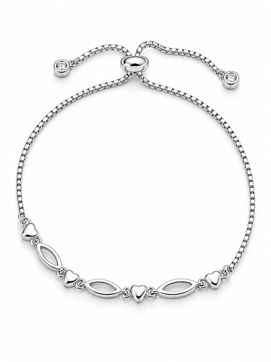 Lunelle Heart & Leaf Bracelet