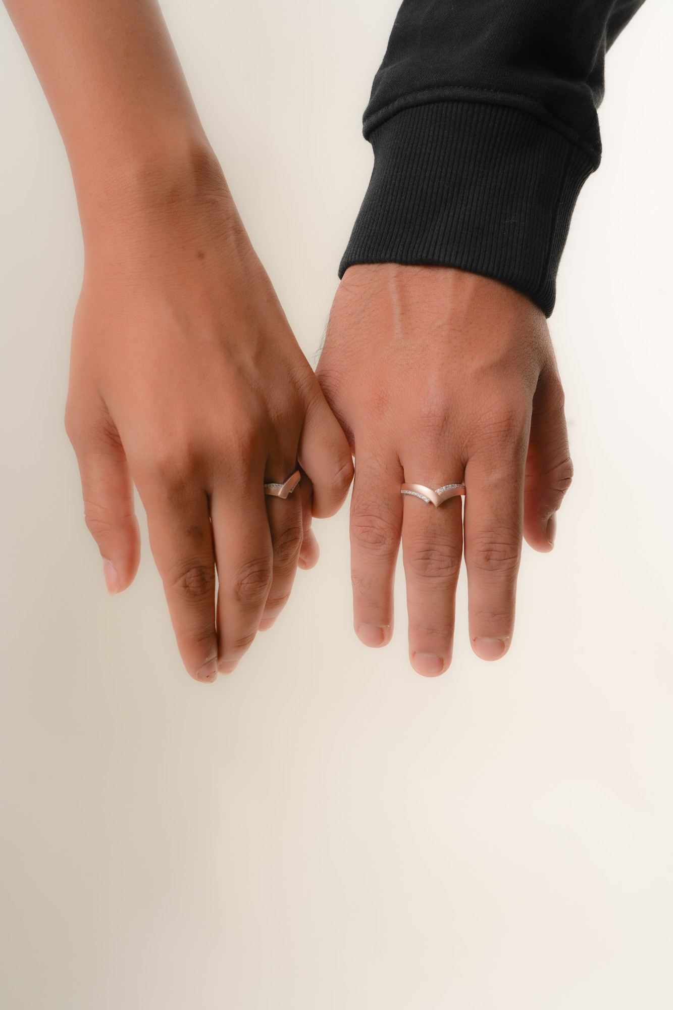 Simple Rings Cheap Evermore Duo Couple Rings | Le'Amore Jewellery