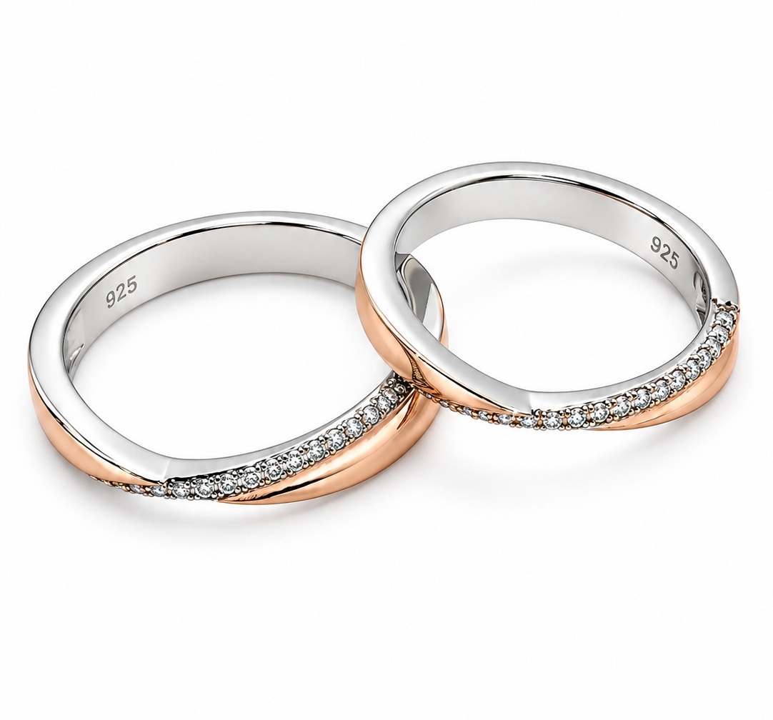 Timeless Grace Couple Rings - Thumbnail 1