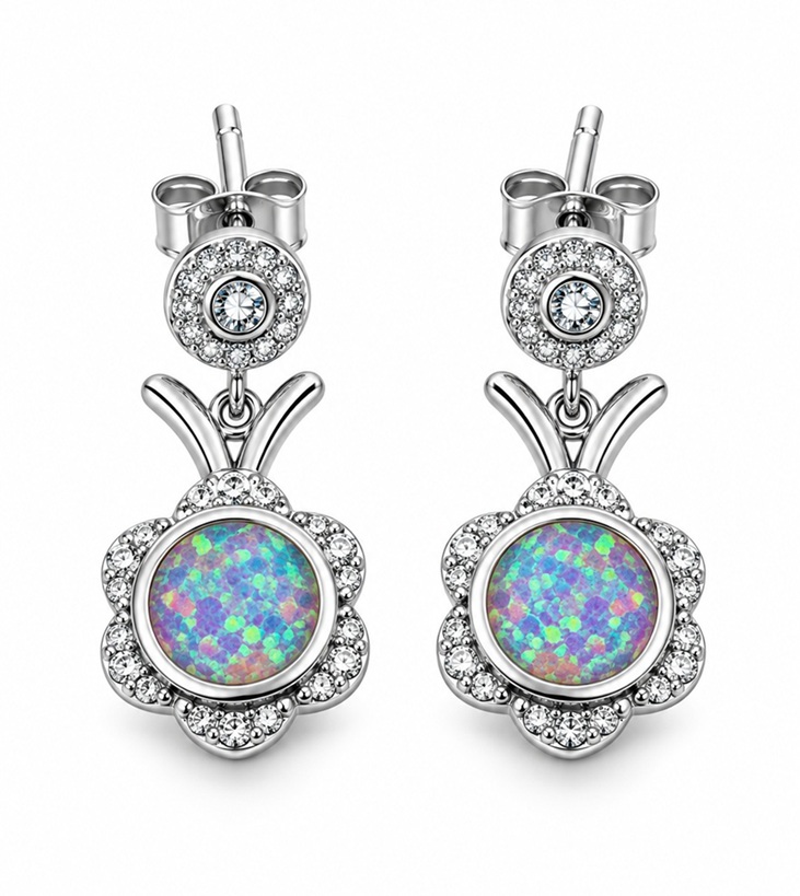 Elara Opal Bloom Earrings
