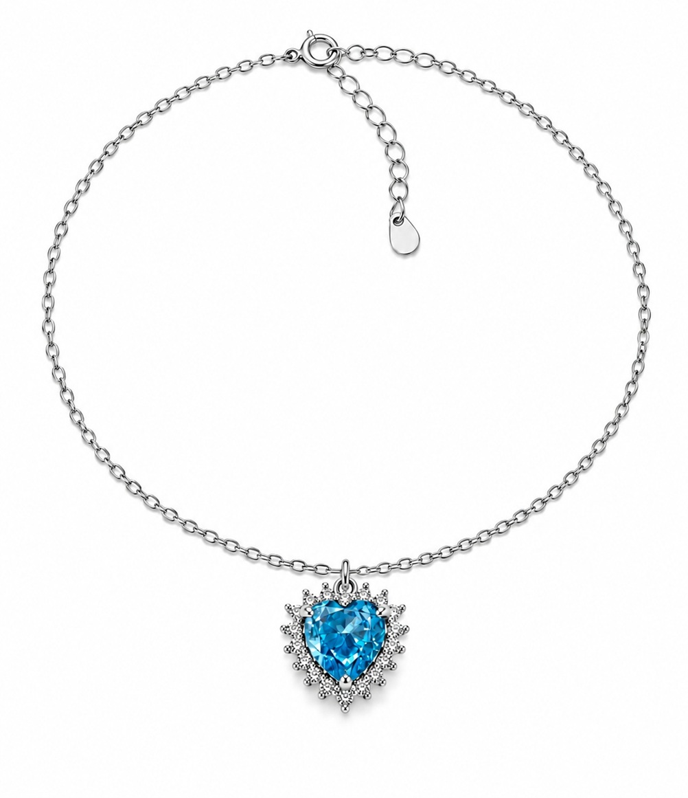 Blue Heart Sparkle