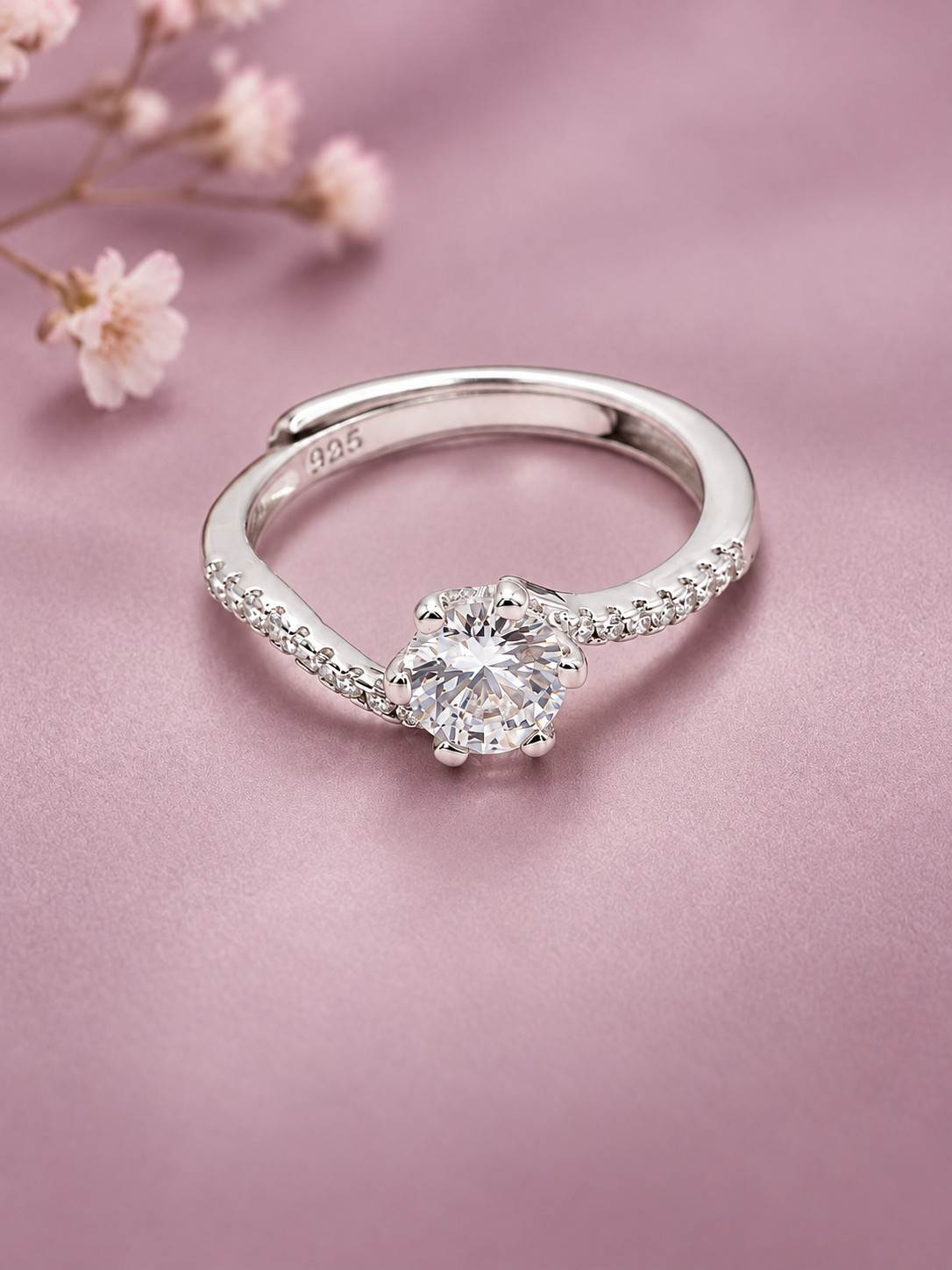 Celestine Solitaire Ring - Thumbnail 5