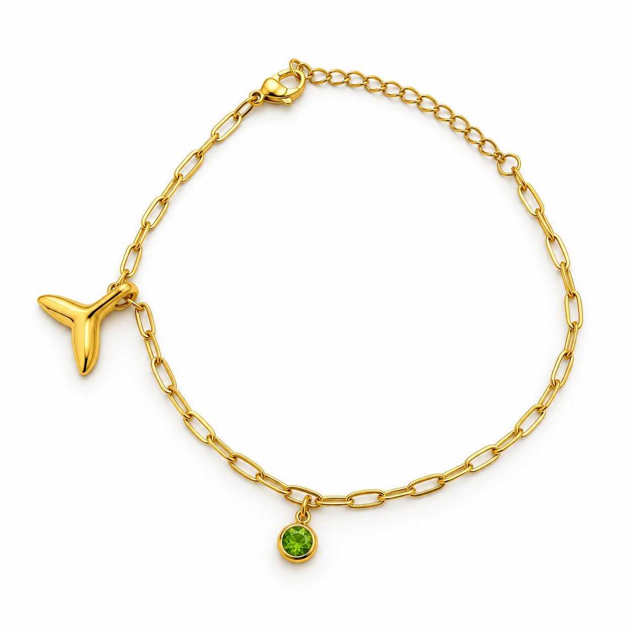 Emerald Tide Anklet