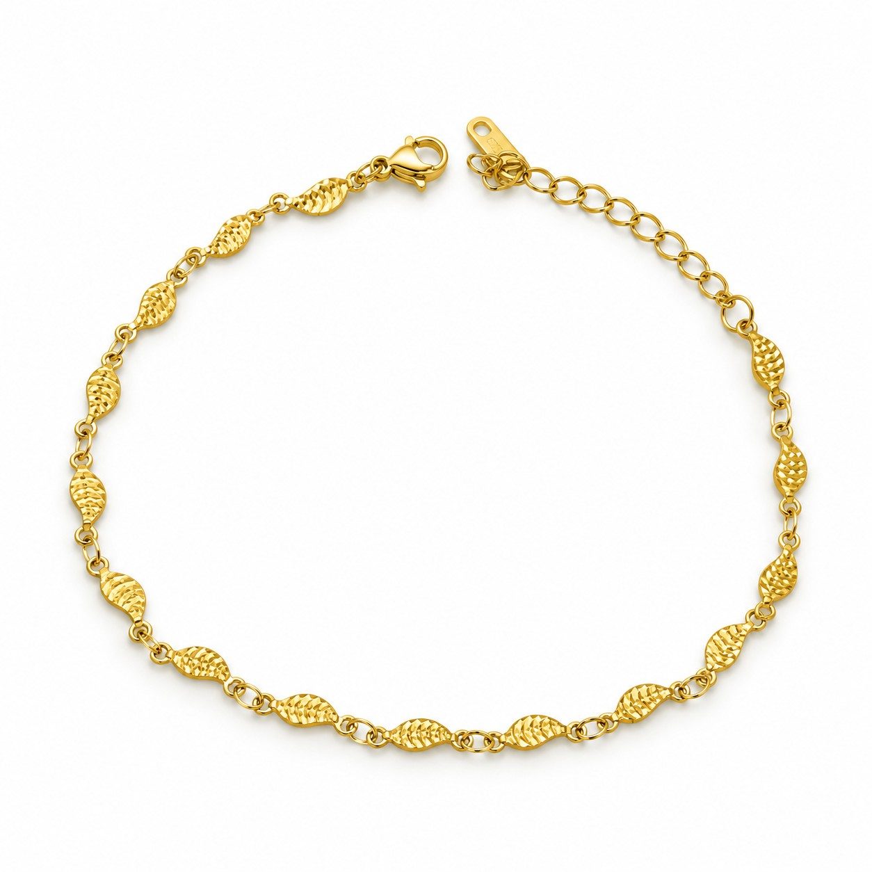 Golden Petal Anklet