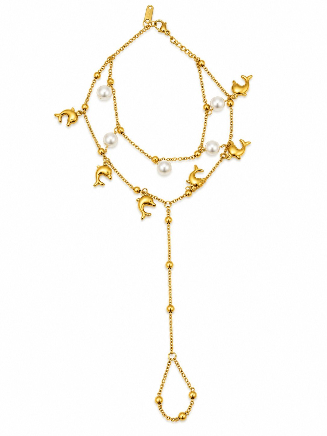 Ocean Charm Handchain Anklet