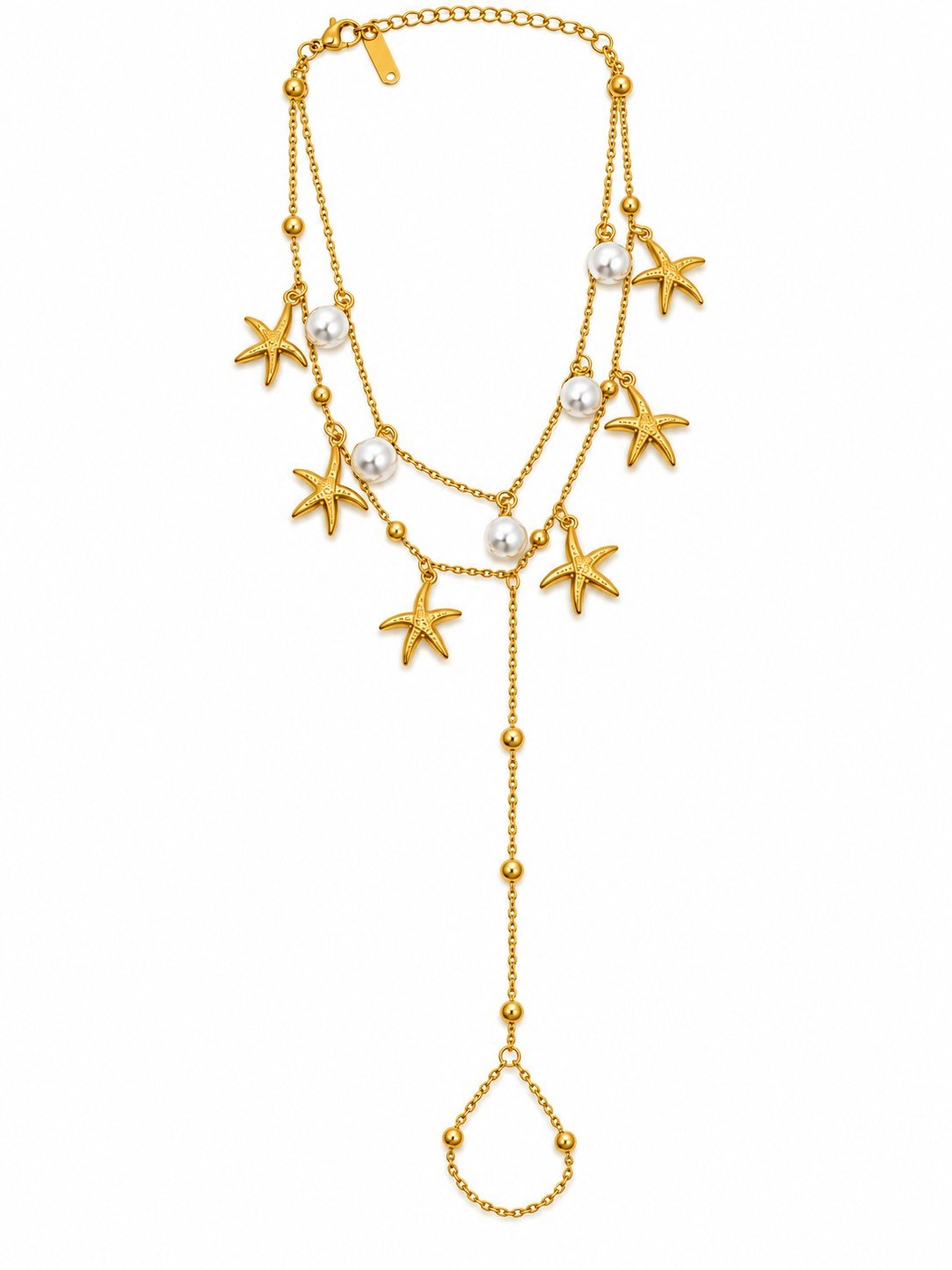 Starlit Pearl Anklet