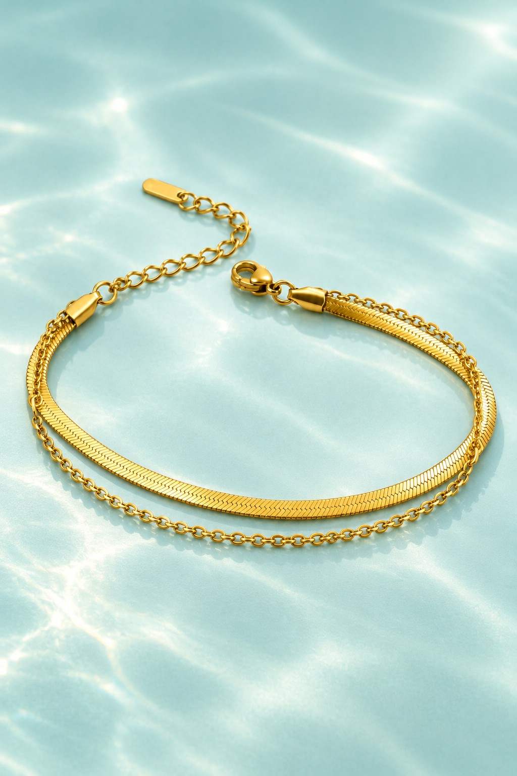 Sleek Harmony Anklet - Thumbnail 3