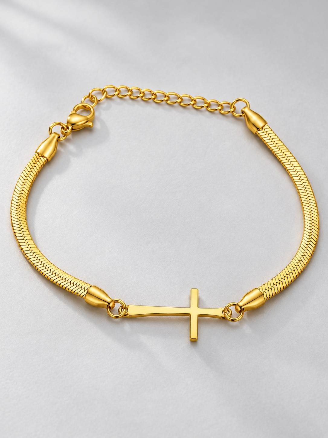 Sterling Cross Link Bracelet - Thumbnail 3