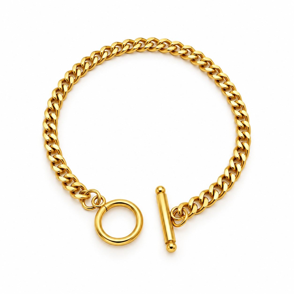 Mason Curb Toggle Bracelet - Thumbnail 1