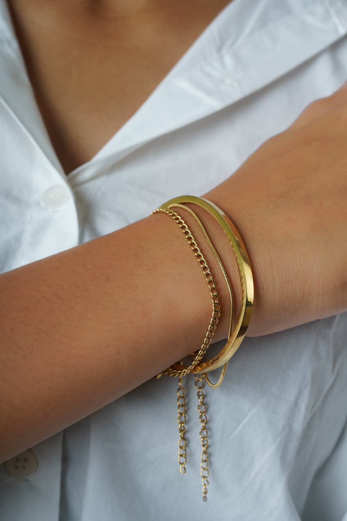 Celia Layered Bracelet Bracelet - Thumbnail 2