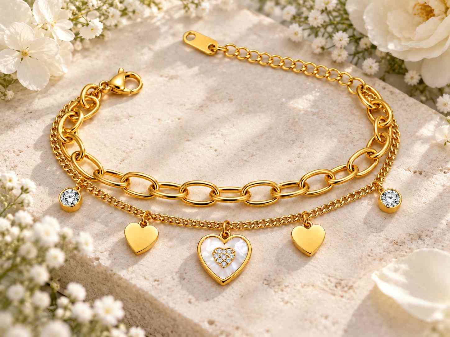 Heartline Charm Bracelet - Thumbnail 3