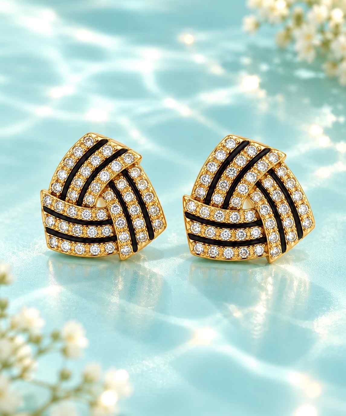 Noir Luxe Studs - Thumbnail 3