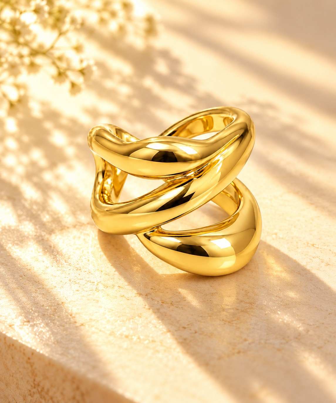 Sculpted Wave Ear Cuff - Thumbnail 3