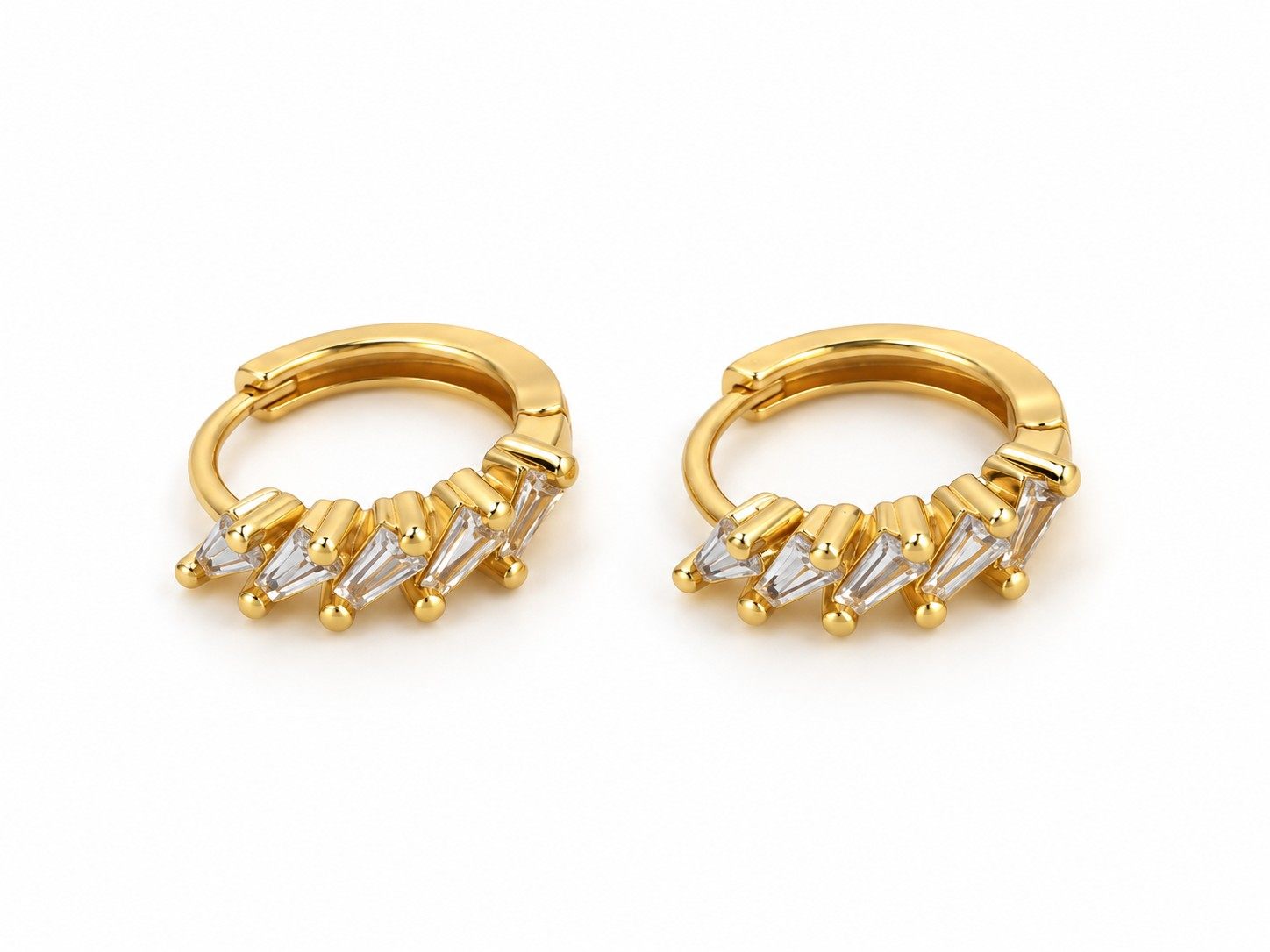 Crystal Edge Earrings