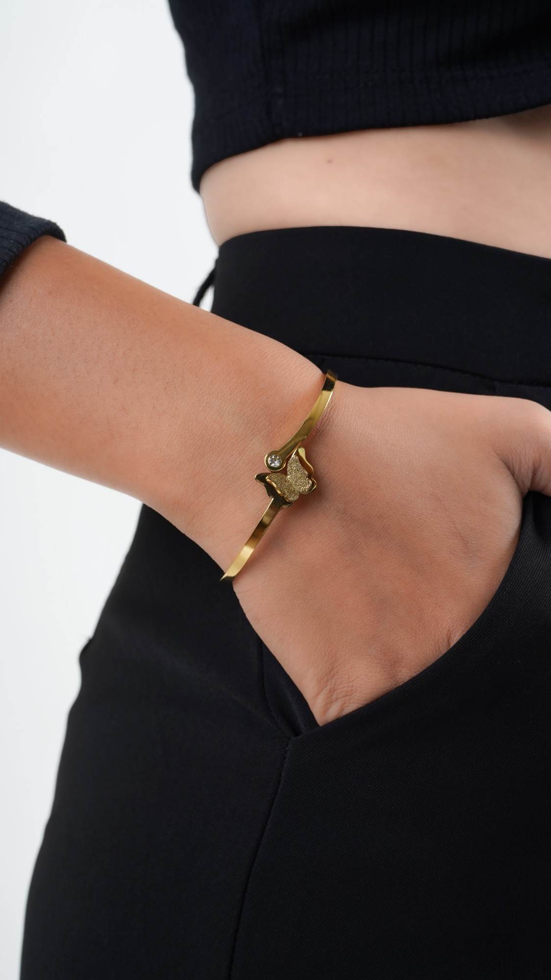 Butterfly Charm Bracelet - Thumbnail 2