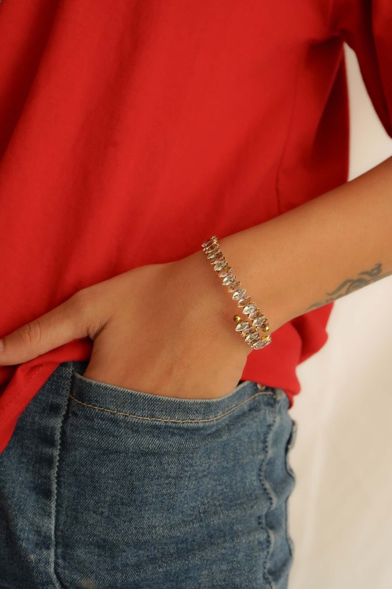 Marquise Crystal Bracelet - Thumbnail 2