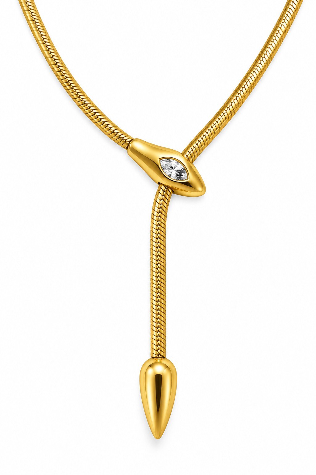 Serene Teardrop Lariat