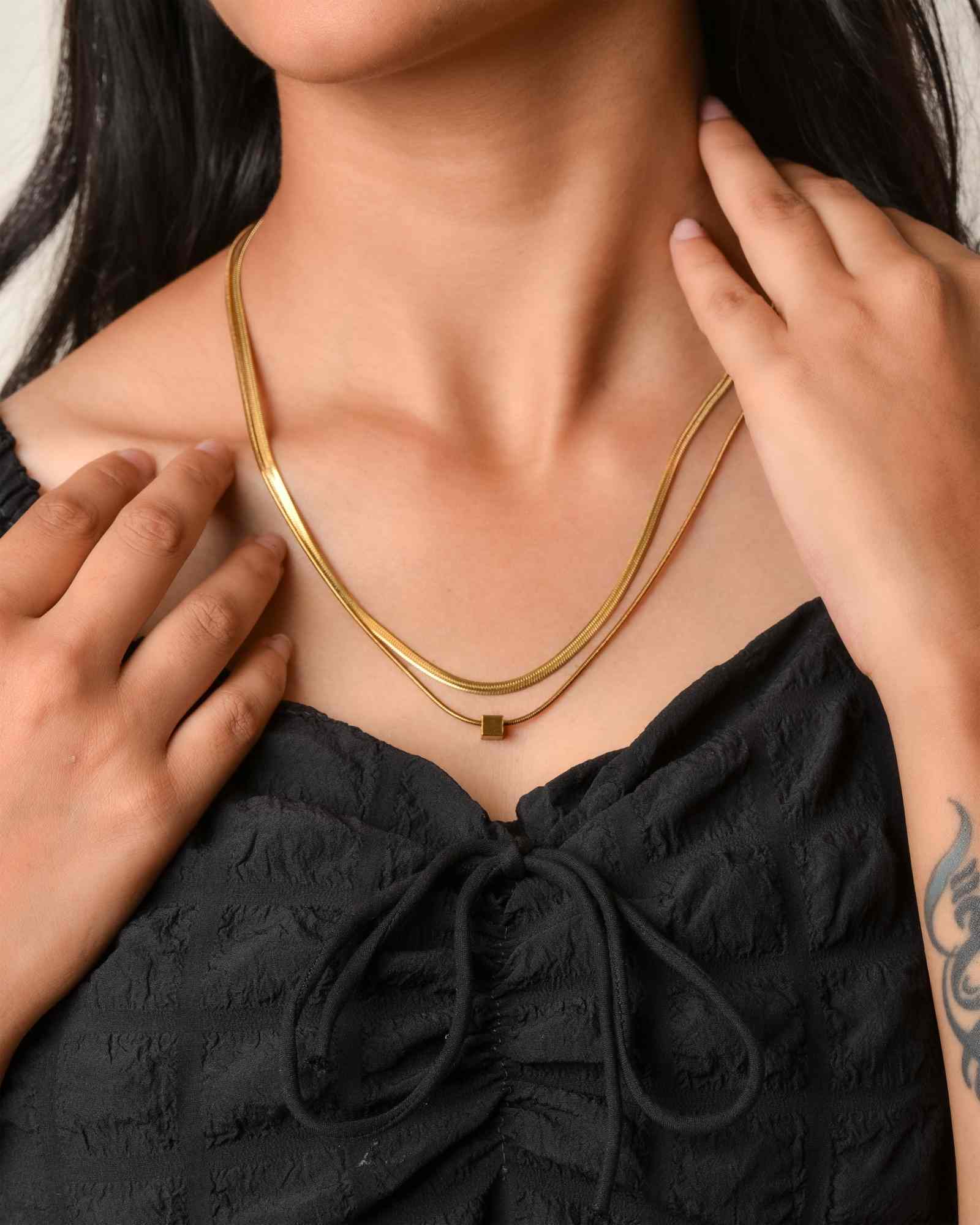 Vanya Dual-Layer Necklace - Thumbnail 2