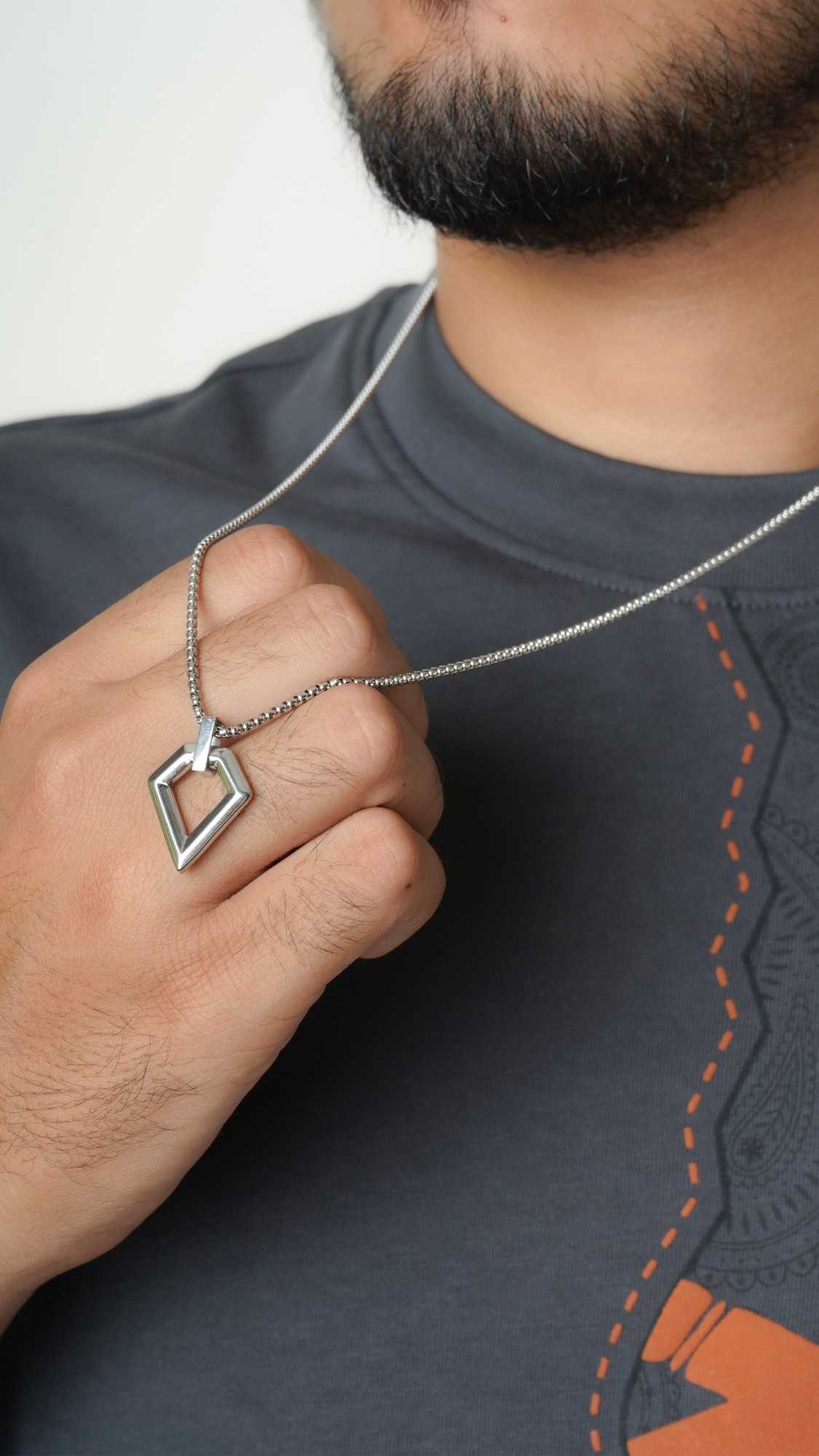 Geometric Edge Pendant - Thumbnail 2