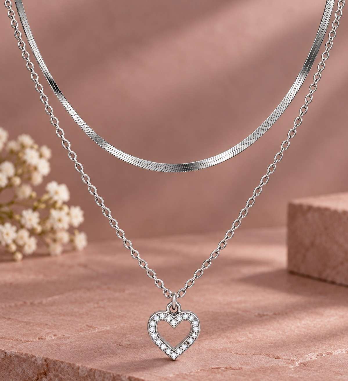 Amora Heartlayer Necklace - Thumbnail 3