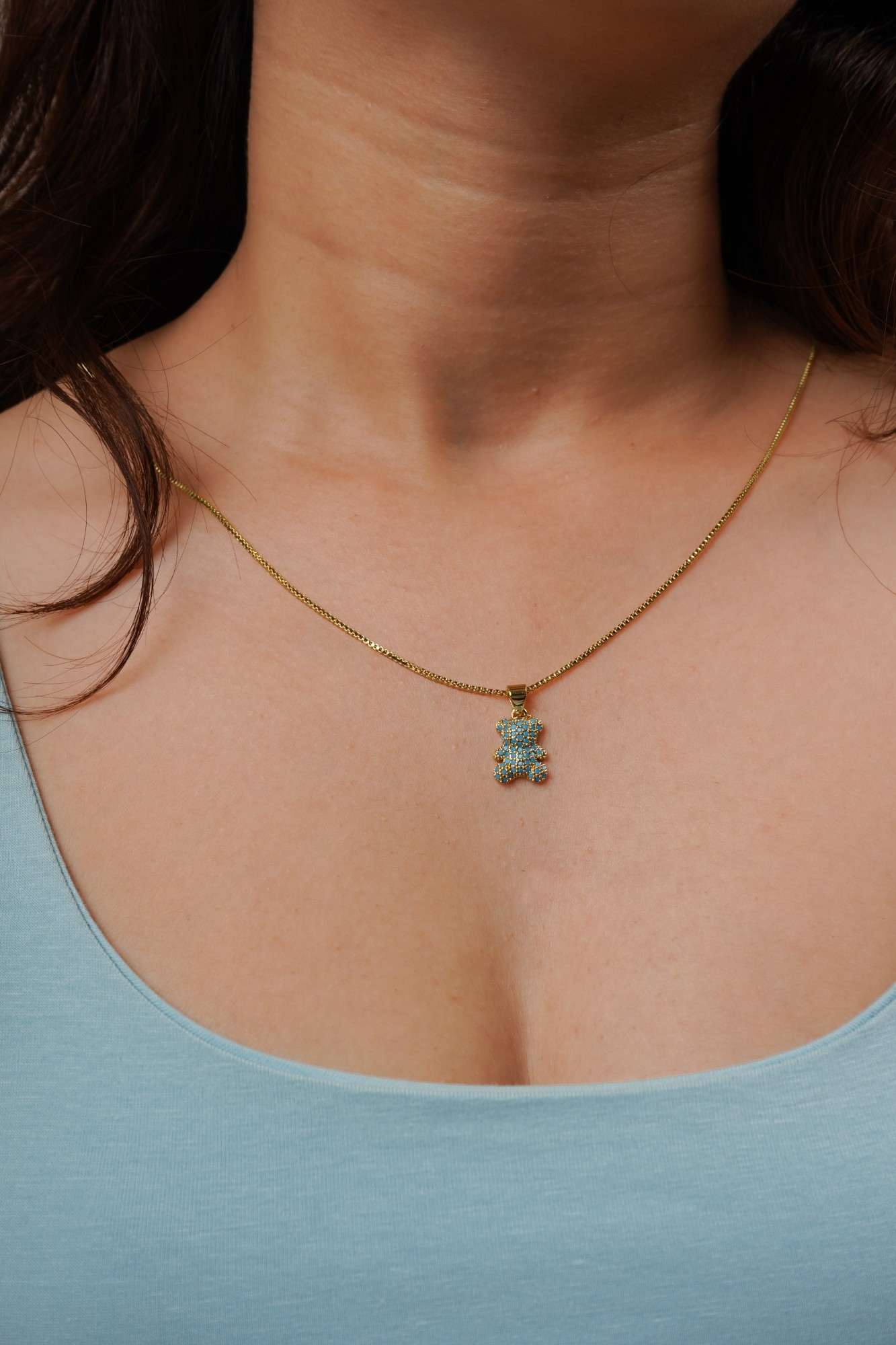 Teddy Charm Necklace - Thumbnail 2