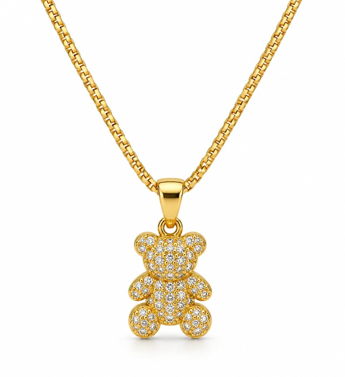 Teddy Charm Necklace - Thumbnail 1