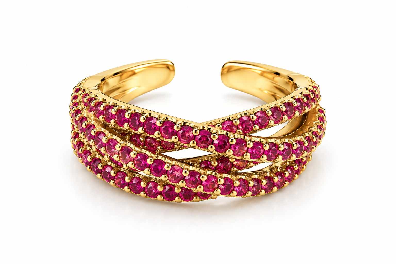 Ruby Cascade Ring