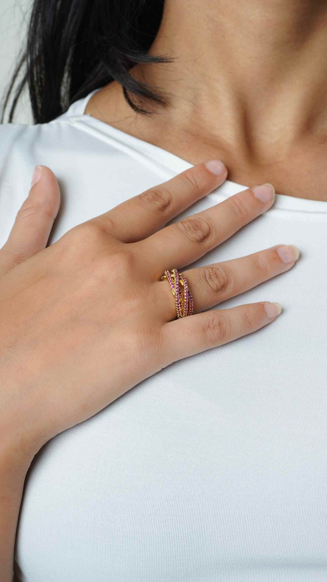 Ruby Cascade Ring - Thumbnail 2