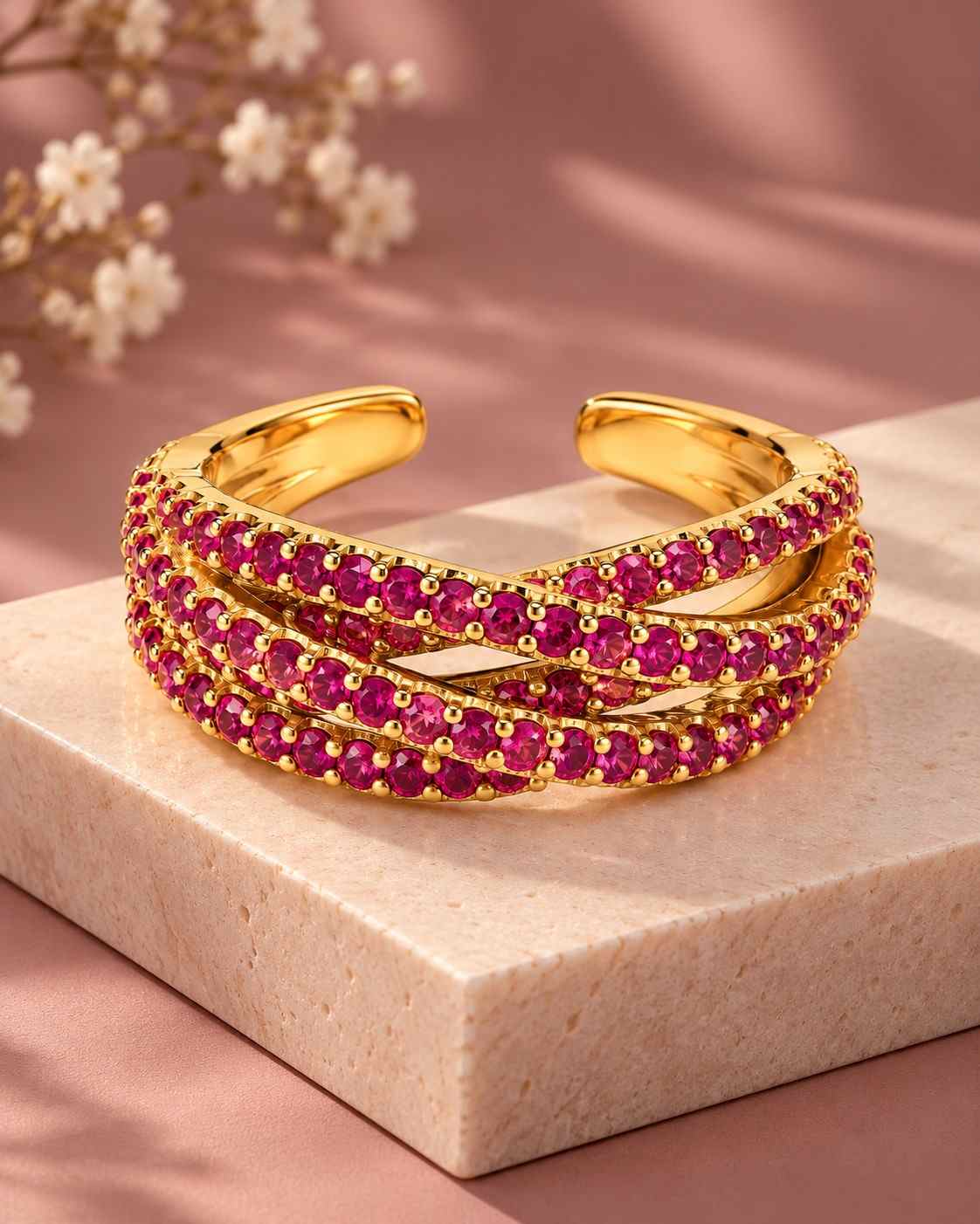 Ruby Cascade Ring - Thumbnail 3