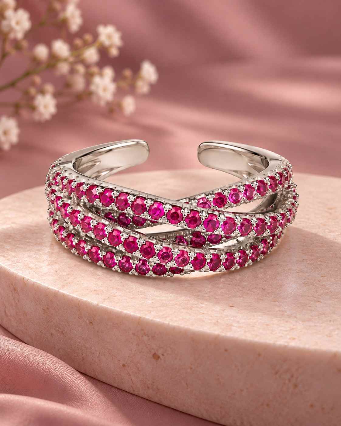 Ruby Cascade Ring - Thumbnail 2