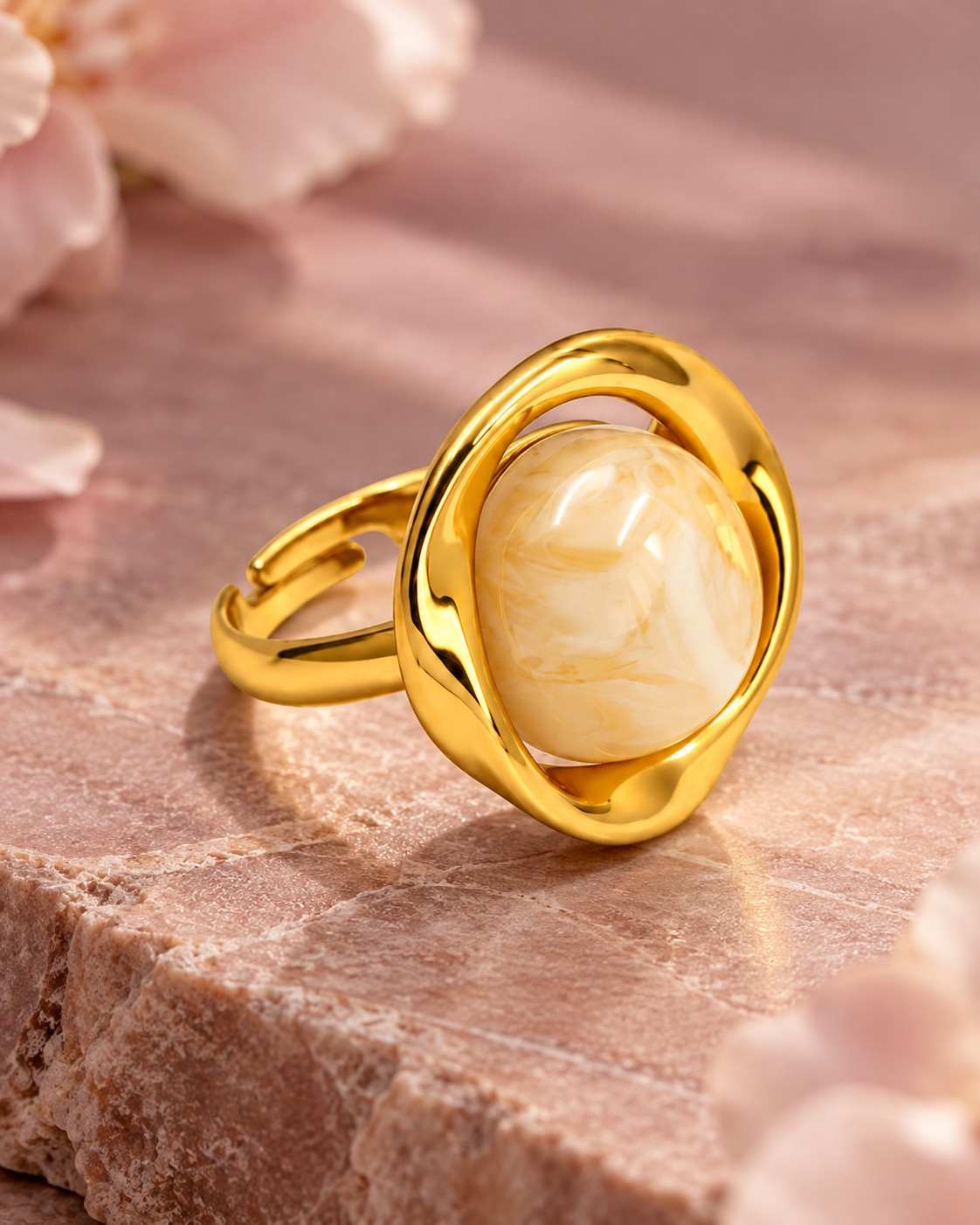 Golden Orb Ring - Thumbnail 3