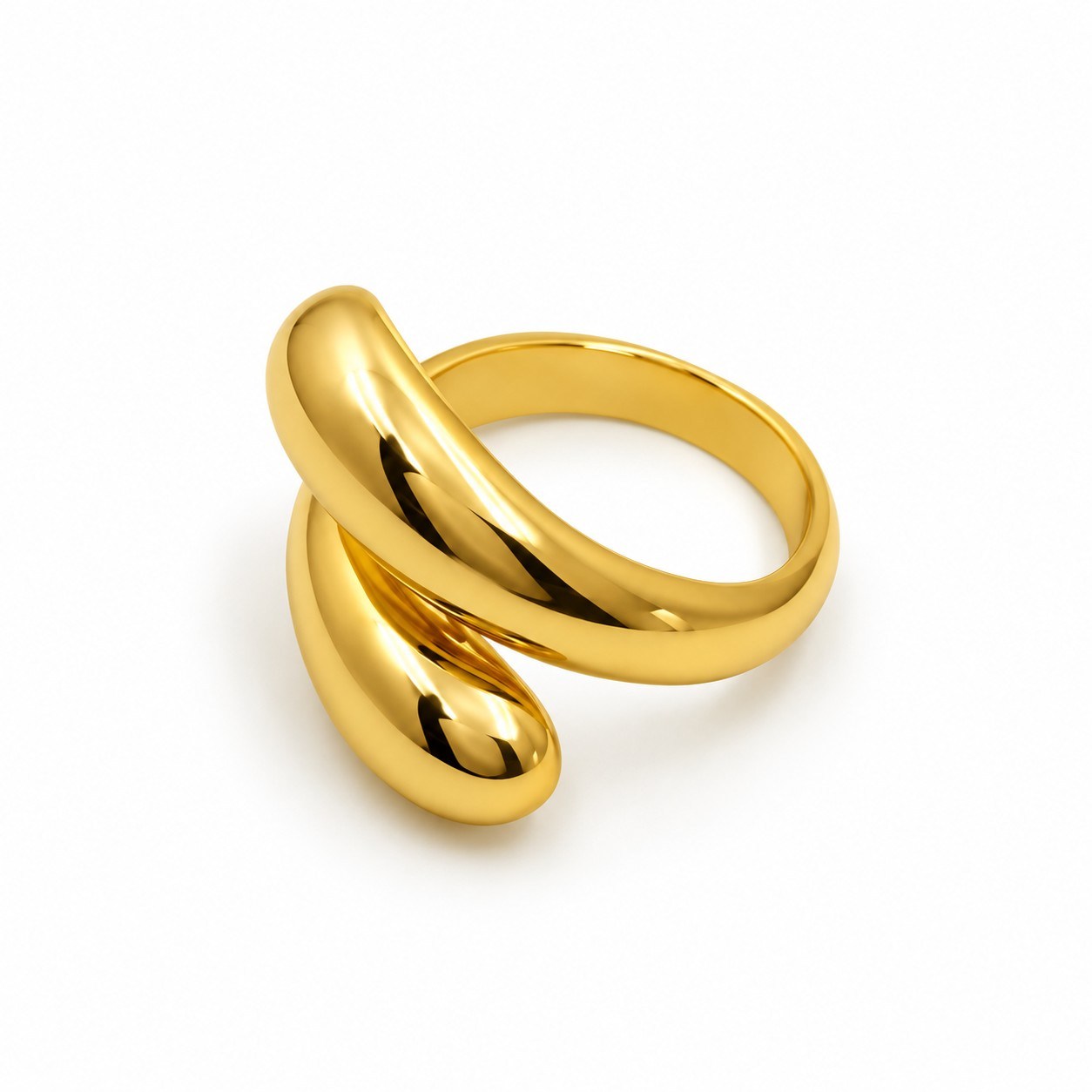 Sculpted Wave Ring