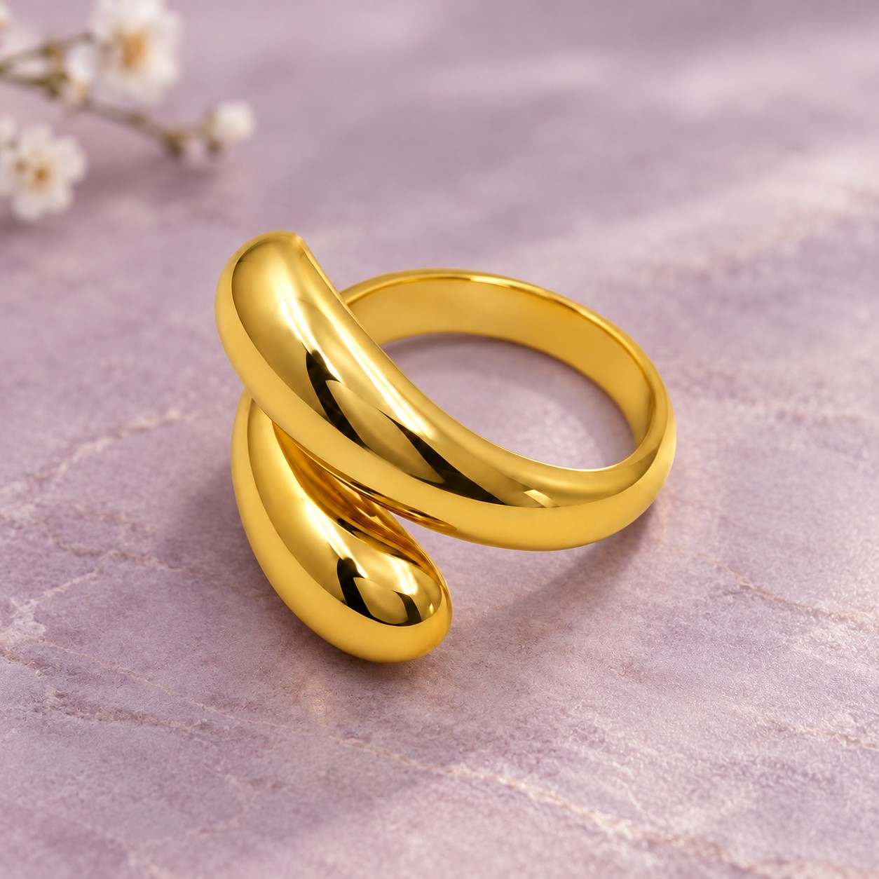 Sculpted Wave Ring - Thumbnail 3