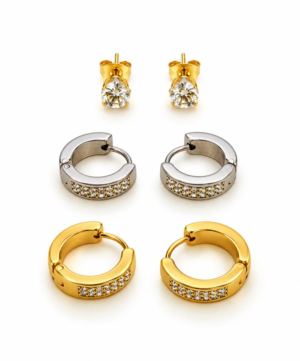 Luxe Trio Hoop Set