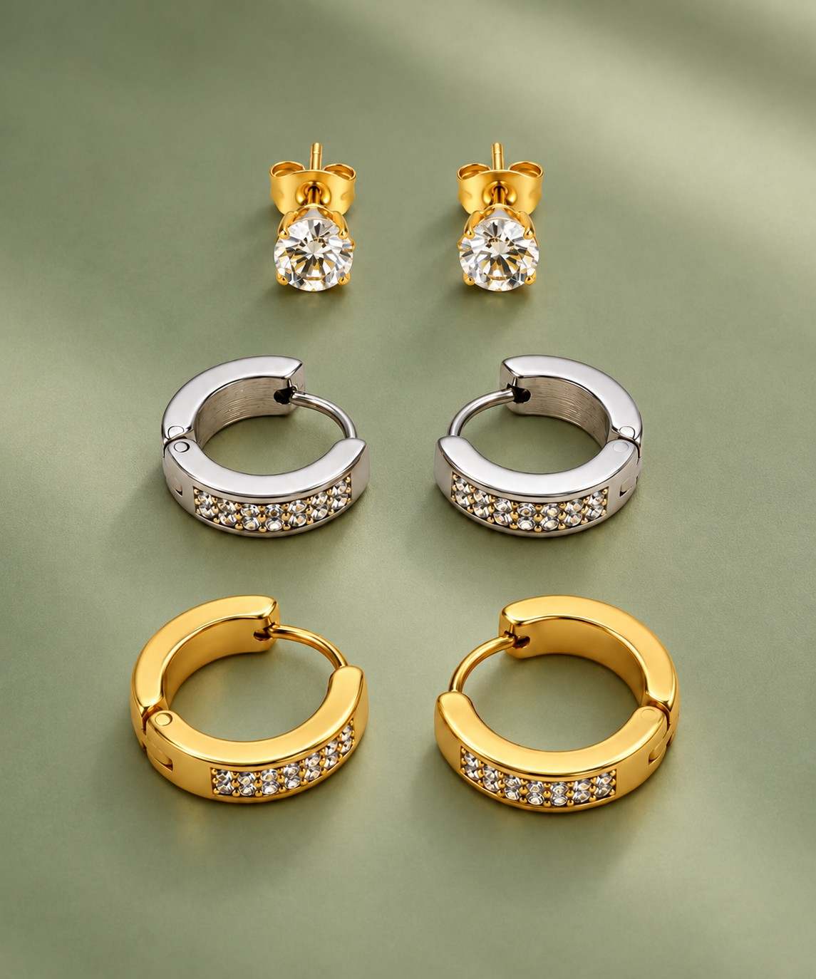 Luxe Trio Hoop Set - Thumbnail 4