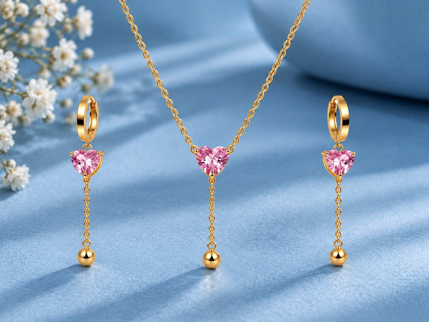 Roselle Heart Drop Set - Thumbnail 4